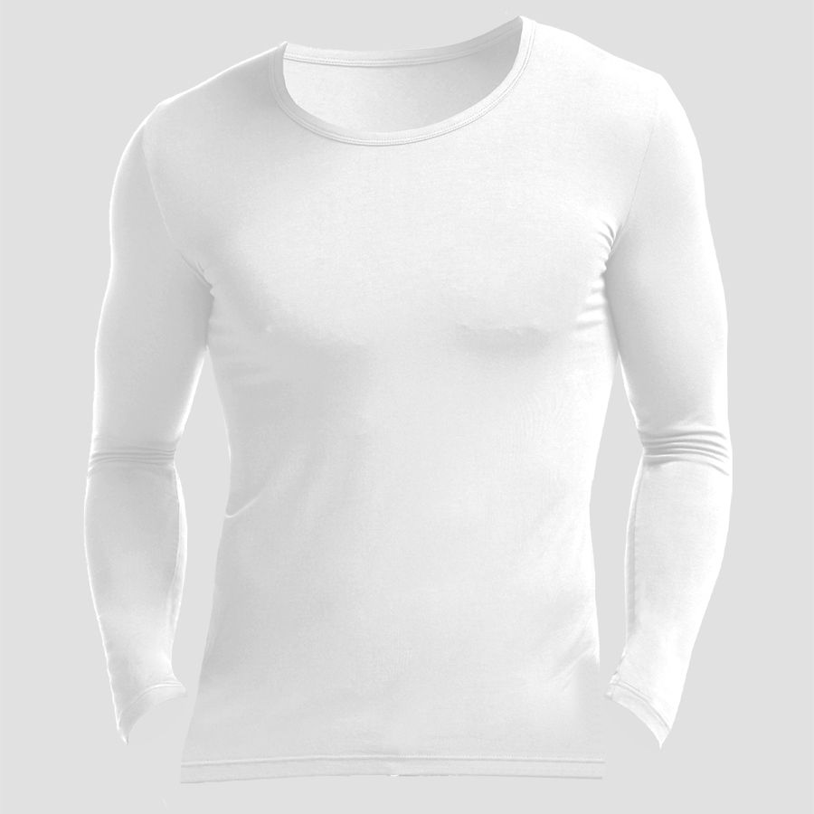 Undershirt Crew Neck - Maglia termica da uomo in modal,