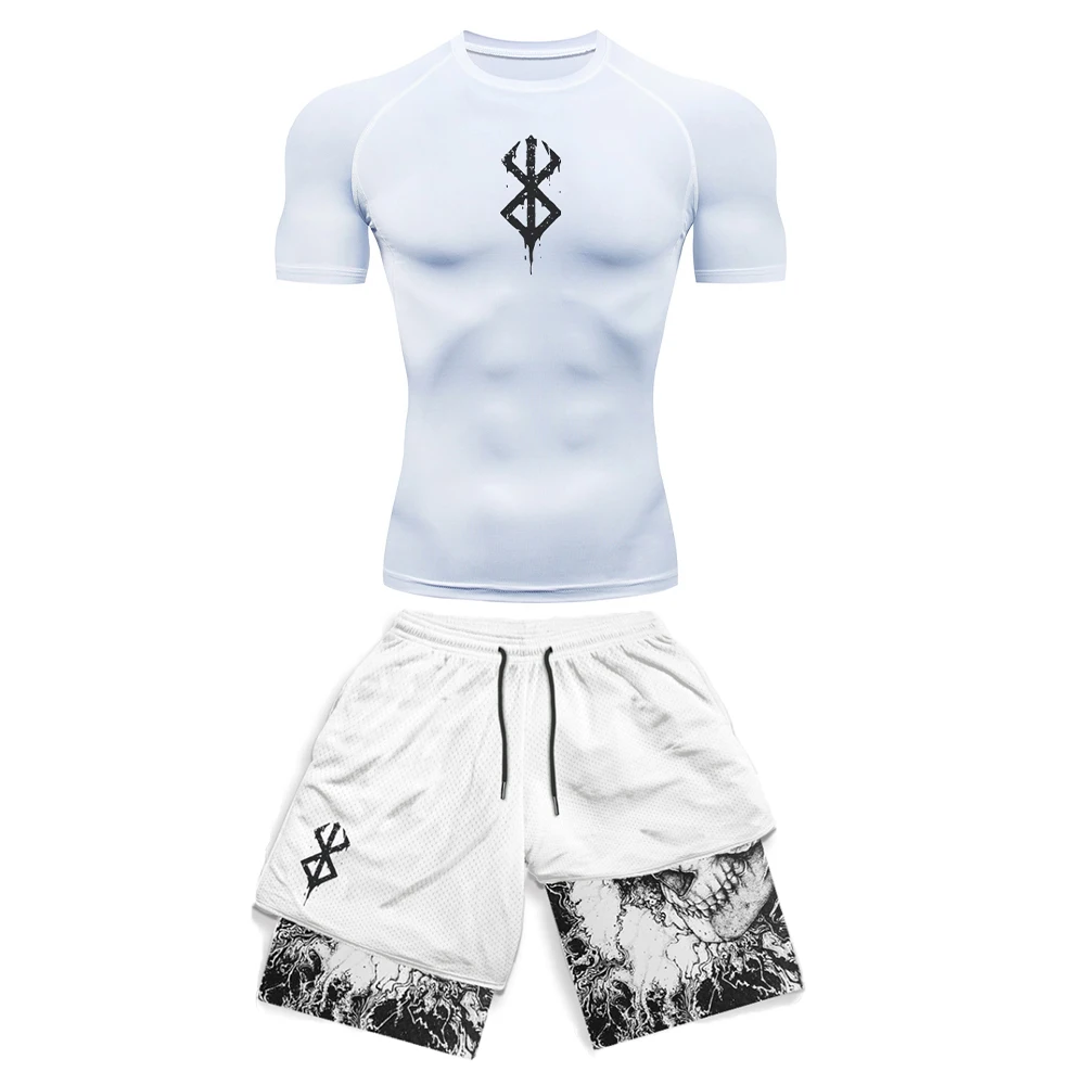 Completo da uomo con stampa 3D - Compression Shorts Athletes recensione e prezzo